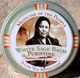 3 Tins Navajo Medicine Of The People White Sage Dry Lips Lip Balm - Minor Skin Ailments, 0.75 oz Each - Christmas Stocking Stuffer