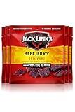 Jack Link's Beef Jerky, Teriyaki, Multipack Bags – Flavorful Meat Snacks for Lunches, Ready to Eat - Great Stocking Stuffers, Gifts for Men, 7g of Protein, Made with 100% Beef – 0.625 oz (Pack of 5)