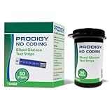 PRODIGY No Coding Blood Glucose Test Strips, Box of 50 Strips