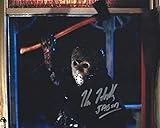 Friday the 13th 8x10 Signed Autographed Kane Hodder as Jason Voorhees with Axe Photo