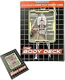 Web Launcher String Shooters Body Deck Transparent Anatomy Playing Cards, Educational 3D Skeletal Design, Interactive Learning Tool for Medical Students and Enthusiasts (1 Pcs)