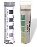 Restaurant Sanitizer Test Kit Combo, 2 x Vials of 100 Strips Each QR5 Quat Sanitizer Test Strips 0-400ppm & Chlorine Test Strips 0-200ppm for Food Service, Bar & Restaurants Supplies by FryOilSaver Co