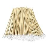 Yinghezu 200 Pcs Count 6" Inch Long Cotton Swabs with Wooden Handles Cotton Tipped Applicator, Cleaning with Wood Handle for Oil Makeup Gun Applicators, Eye Ears Eyeshadow Brush and Remover Tool