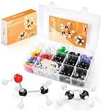 Molecular Model Kit-307 PCS,Chemistry Molecular Visual Modeling Kit for Organic＆Inorganic Learning,Atomic Element Model Set for Chemistry Classes,Supply to Students ＆ Teachers