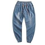 NP Men's Casual Jeans Spring Autumn Leg Jeans Contraction Point Pants Large Men's