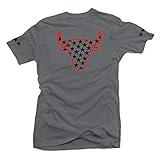 SNELOS Match Jordan 4 Bred Sneakers (Jordan 4 Bred.Bull Stars(Grey), M)