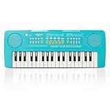 BIGFUN Kid Keyboard Piano - 37 Keys Keyboard Piano Kids Multifunction Music Educational Instrument Toy Keyboard Piano for 3, 4, 5, 6, 7, 8 Girls and Boys (Blue)