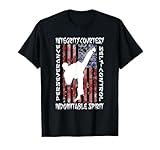 Taekwondo TKD 5 Tenets Taekwon-do Martial Arts Kick White T-Shirt