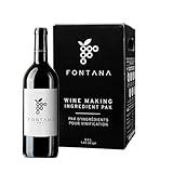 Fontana Wine Making Ingredient Kit - Merlot 6 Gallon DIY Kit | Premium Ingredients | Makes 30 Bottles