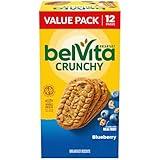 belVita Blueberry Breakfast Biscuits, Value Pack, 12 Packs (4 Biscuits Per Pack)