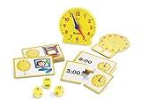 Learning Resources Time Activity Set - 41 Pieces, Ages 5+,Clock for Teaching Time, Telling Time, Homeschool Supplies, Montessori Clock