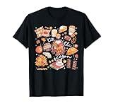 Tis The Season Pumpkin Autumn Fall Y'all Leaves Thanksgiving T-Shirt