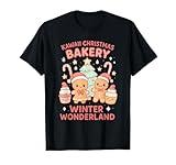 Kawaii Christmas Bakery Winter Wonderland T-Shirt