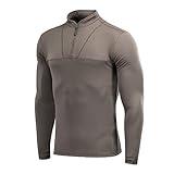 M-Tac Thermal Underwear for Men Fleece Lined Compression Shirt Delta Level 2 (US, Alpha, Medium, Regular, Regular, Olive Dark)
