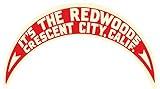 Crescent City California It's the Redwoods Vintage Travel Decal Sticker