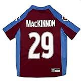 Pets First NHLPA Nathan MacKinnon Mesh Jersey for Dogs & Cats, Colorado Avalanche Nate Dogg-29, Dog Jersey, Size Large, Licensed Dog Jersey with Your Favorite Hockey Team Player