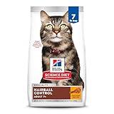 Hill's Science Diet Senior 7+ Hairball Control Chicken Recipe Dry Cat Food, 7 lbs.