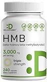 DEAL SUPPLEMENT Ultra Strength HMB Supplements 3,000mg Per Serving, 240 Capsules | Third Party Tested | Supports Muscle Growth, Retention & Lean Muscle Mass | Fast Workout Recovery