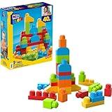 MEGA BLOKS - HKN40 - Let's Build It - Building Block Set, 40 Pieces, Toy for Babies and Children from 1 to 5 Years Old