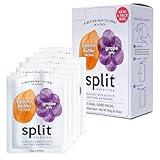 Split Nutrition Peanut Butter and Grape Jelly Squeeze Packs - Non-GMO, Gluten Free Snack Pouch - On The Go Snack Made with Real Food - Zero Artificial Preservatives or Sweeteners (5 Pack)