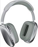CIRICO HM05 BaseTone Wireless Over-Ear Headphones with Mic, 20H Playtime, Deep Bass, Bluetooth 5.3, Foldable Lightweight for Home Office, Travel, Cellphone, PC, Sliver