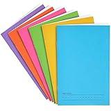 Bright Creations 6 Pack of Blank Books for Kids to Write Stories, Make your Own Comic, Journal, or Book, Paperback (6 Colors, 12 Sheets/24 Pages, 5.5x8.5 in)