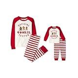 The Children's Place Baby 2 Piece and Kids, Sibling Matching, Holiday Pajama Sets, Cotton, Official Cookie Tester