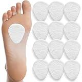 Metatarsal Pads Felt Foot Pads for Pain Relief for Women & Men [1/4" Thick] Ball of Foot Cushions, Metatarsalgia, Forefoot and Sole Support, Mortons Neuroma (One Size Fits All, 12, Count)