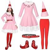 Ainiel Elf Costume for Women The Costume Adult Costume Halloween Christmas Cosplay Full Set Deluxe Dress