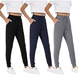 MCPORO Womens Joggers with Pockets & Drawstring-Sweatpants for Women Workout Running Yoga Lounge Pants