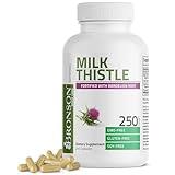 Bronson Milk Thistle Silymarin Marianum & Dandelion Root Liver Health Support, Antioxidant Support, Detox, 250 Capsules