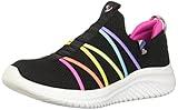 Skechers Ultra Flex 3.0 Sneaker, Black/Multi, 1 US Unisex Little Kid