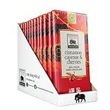 Endangered Species Natural Dark Chocolate Bar with Cinnamon Cayenne and Cherries, 3 Ounce - 12 per case.