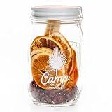 Camp Craft Cocktail Mix - Cranberry Martini | Premium Drink Mixer Infusion Kit with Dehydrated Fruit, Herbs and Vegan Sugar |16 oz Glass Jar Mixer for Cocktails, Margaritas, and Mocktails - Serves 8