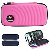 CDBXPRG Insulin Cooler Travel Case,Diabetic Cold Pack Organizer Bag with 2 Reusable Ice Packs for Insulin Pen and Other Medication Diabetic Supplies Pink