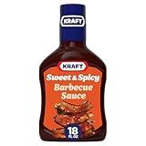 Kraft Sweet & Spicy Slow-Simmered BBQ Barbecue Sauce (18 oz Bottle)