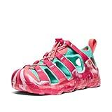 KEEN Hyperport H2 Breathable Easy On Comfortable Hiking and Water Sandals, Raspberry/Pool Blue, 3 US Unisex Big Kid