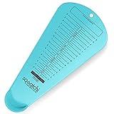 Squatchi Shoe Sizer for Baby, Toddler & Kids | Home Foot Measuring Device From Baby to Big Kid (2T-6Y) | Great Baby Shower & Keepsake Gift Idea | Measurement Chart with Accurate US Sizes - Aqua