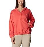Columbia Women's Trek French Terry Coverup, Juicy, X-Large