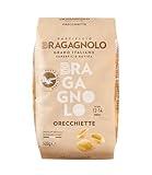 Pastificio Bragagnolo, Orecchiette 847 Bronze-Drawn, 100% Italian Pasta, Made with Durum Wheat Semolina Flour, Non GMO (1 LB. BAG) - Consistently al Dente.
