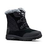 Columbia womens Ice Maiden Shorty Snow Boot, Black, Columbia Grey, 8.5 US