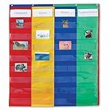 Learning Resources 2 And 4 Column Double-sided Pocket Chart, 30"L x 38"H, Classroom Organizer, Teacher Accessories