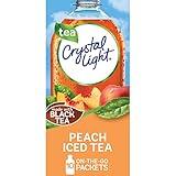 Crystal Light Sugar-Free Peach Iced Tea On-The-Go Powdered Drink Mix 10 Count