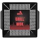 UNCO- Grill Basket, 13.6" x 12", Grill Baskets for Outdoor Grill Vegetables