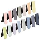 Magnetic Bookmarks, 15PCS Magnetic Cute Bookmark for Teacher, Women, Men & Kids - Solid Colorful Light Bookmarks (Pack of 15)
