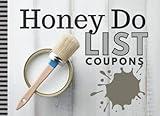 Honey Do List Coupons: 50 Blank Empty Vouchers For Him Her / Funny Christmas - Valentine's Day - Birthday Gift For Couples - Husband - Wife / Stocking ... Paint Can Brush - Modern Rustic Painter Theme