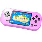 Beijue Retro Handheld Games for Kids Built in 218 Classic Old Style Electronic Game 2.5'' Screen 3.5MM Earphone Jack USB Rechargeable Portable Video Player Children Travel Holiday Entertain (Pink)