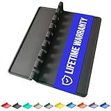 Black Silicone Spoon Rest for Stove Top with Drip Pad (1 Pack) - Heat-Resistant, BPA-Free Utensil Rest & Spoon Holder for Kitchen Counter - Grill Utensil Holder for Spatulas, Tongs, Ladles