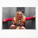 Funny White Chicks Bathroom Wall Art Comedy Movies Poster Retro 00s Film Decor Pooping Pictures Humor Comedy Canvas Print Aesthetic Amusing Restroom Wall Decoration 12x16inch Unframed