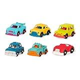 B. toys- Happy Cruisers- Mini Vehicles – Sports, Police, Pickup, Roadster, Taxi, 4x4 – Classic Toys for Toddlers, Kids – 1 Year + , 6 Count ( Pack of 1)